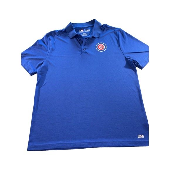 Genuine Merchandise Other - Chicago‎ Cubs Mens XL Genuine Merchandise TX3 Cool MLB Polo Blue Logo